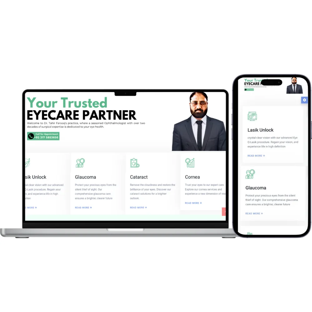 Ophthalmology Practice Website