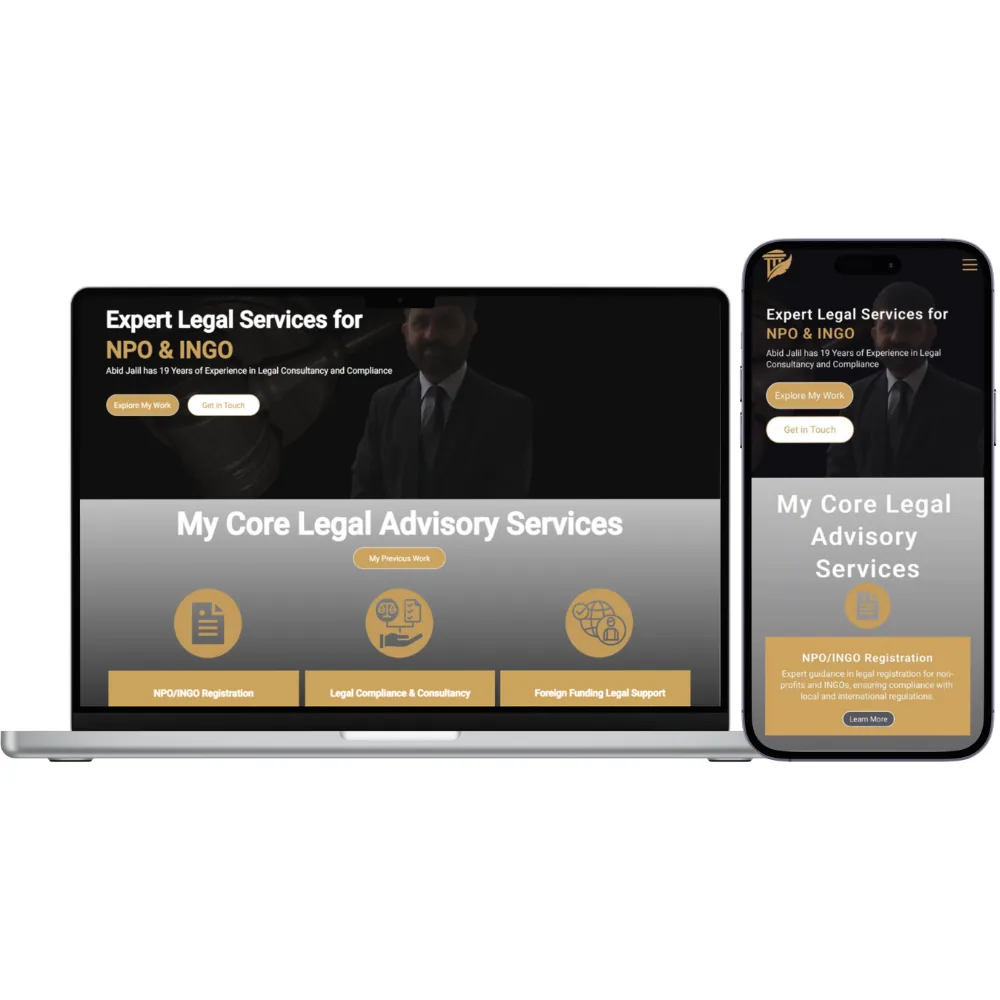 Legal Advisory Services Website