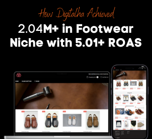 2.4 million in footwear Nich with 5.1 ROAS