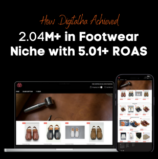 2.4 million in footwear Nich with 5.1 ROAS