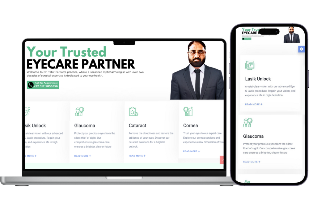 Ophthalmology Practice Website