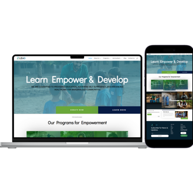 Website Design Across E-commerce, Education and Professional Services