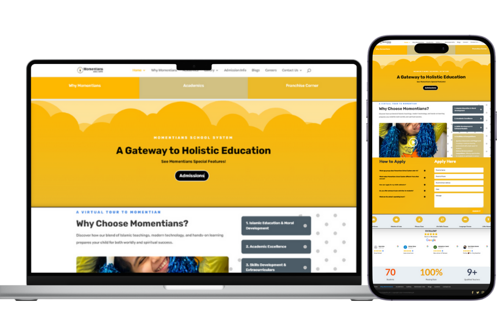 School Chain and Franchise Website